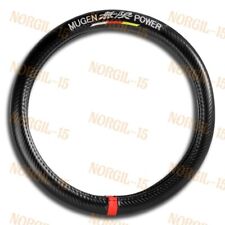 15 Inches Diameter Car Steering Wheel Cover Synthetic Leather For Mugen Power