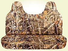 Camouflage Bench Seat Cover With Molded Headrest 24 Colors Select Color 