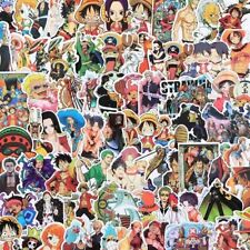 120pcs Anime One Piece Stickers Bomb Luffy Skateboard Laptop Luggage Decals