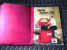 Hunter Automotive Brochure Wheel Balancer Alignment Racks Car Hoists 1970s Rare