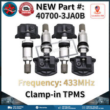 4pcs 433mhz Tire Pressure Sensor Tpms For Nissan Altima Infiniti Q60 40700-3ja0b