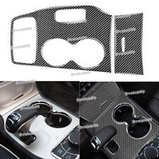 For Jeep Grand Cherokee 14-15 Real Carbon Fiber Car Gear Shift Panel Cover Trim
