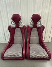 Porsche 996 986 997 987 Gt3 Frp Mulberry Real Leather Seats