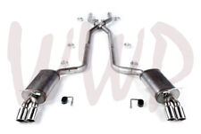 Stainless 2.5 Quad Tip Muffler Exhaust System 70-73 Chevy Corvette C3 7.4l 454
