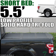 Topline For 2015-2023 Ford F150 5.5 Bed Low Profile Hard Tri Fold Tonneau Cover