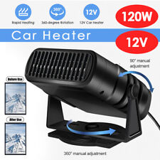 12v 120w Portable Electric Car Heater Heating Fan Defogger Defroster Demister