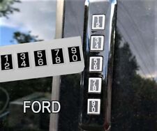 Ford 17-20 Truck Keyless Entry Door Keypad Button Stickers