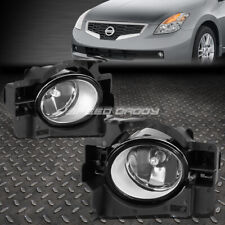 For 08-13 Nissan Altima Coupe Clear Lens Front Bumper Driving Fog Light Lamps