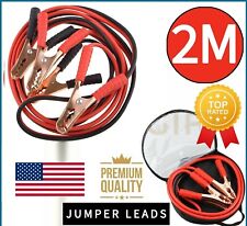 2m Heavy Duty Jump Leads 1000amp Car Battery Starter Booster Cable Jumper New