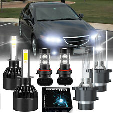 For Acura Tsx 2004-2008 Combo Hidled Headlights High Low Led Fog Light Bulbs