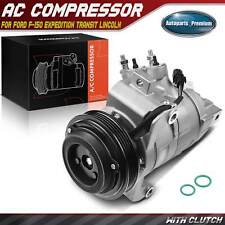 Ac Compressor Wclutch For Ford F-150 Expedition Transit-150 Navigator 3.5l 3.7l