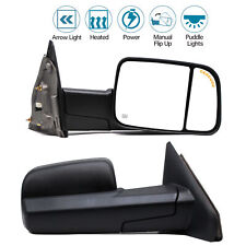 Towing Mirrors Power Heated For 02-08 Dodge Ram 1500 2003-09 Ram 25003500 Lhrh