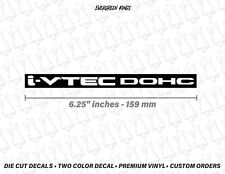 I-vtec Dohc Rear Window Sticker Badge For Element Crv Civic Hrv Accord Jdm
