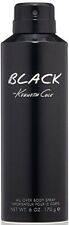 Black By Kenneth Cole Men All Over Body Spray 6 Oz New