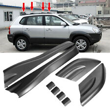 For Hyundai Tucson 2004-2008 Car Roof Rack Cover Rail End Shell Replace Black