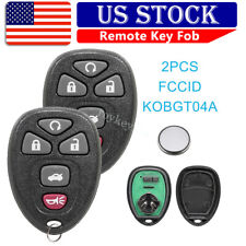 2 Replacement For 2004 - 2012 Chevrolet Malibu Keyless Entry Remote Car Key Fob
