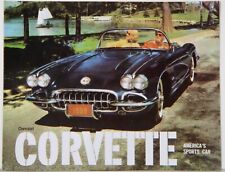 1959 Corvette Dealer Showroom Sales Brochure Oe Quality