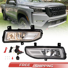 For 2022-2023 Nissan Frontier Fog Lights Front Bumper Lamps Wwiringswitch Set