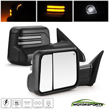 For 2002-2008 Dodge Ram Power Heated Extended Towing Mirrors Turn Signal Pair