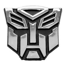 3d Chrome Autobot 3in Transformers Emblem Badge Decal Car Sticker Chrome Silver
