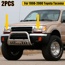 For 1998-2000 Toyota Tacoma Pickup Bumper Grille Headlight Filler Trim Panel Set