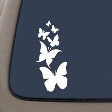 Butterfly Family Decal - White Vinyl Decal Sticker Car Window