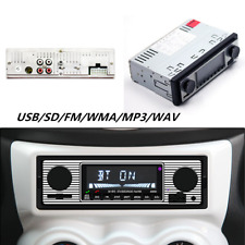 Car Stero Fm Retro Radio Car 12v Player Bluetooth Stereo Mp3 Usb Aux Wav Fm
