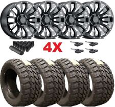 17 Black Rhino Wheels Rims Tires 33 12.50 17 Mt Mud F-150 F150 Package
