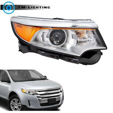 For 2011 2012 2013 2014 Ford Edge Right Side Headlight Chrome Housing Headlamp
