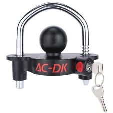 Ac-dk Trailer Hitch Coupler Lock Fits 1-78 2 And 2-516 Couplers W3 Keys