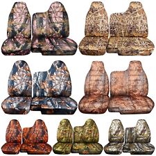 Camouflage Truck Bench Seat Covers Fits 98-03 Ford Ranger 6040 Bench 35