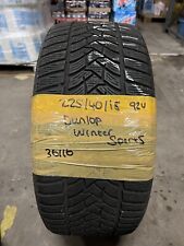 2254018 Dunlop Winter Sport 92v 4.81mm Tread Part Worn Tyre - Dot 3616