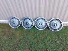 1978 1979 1980 Lincoln Versailles 14 Wire Spoke Wheel Cover Hubcap Set Of 4