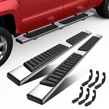 6 Nerf Bar Side Step Running Board For 07-18 Silveradosierra Double Ext Cab