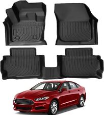 All Weather Floor Mat Liner For 2013-2016 Ford Fusion Lincoln Mkz Frontrear Row
