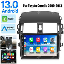 9 Android 13 Car Stereo Radio Gps Navi Wifi Mp5 Bt For Toyota Corolla 2009-2013