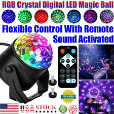 Rgb Disco Party Light Led Stage Ball Lights Ktv Strobe Dj Sound Activated Lamp
