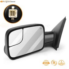 Left Driver Power Heated Tow Mirror For 02-08 Dodge Ram 1500 03-09 2500 3500