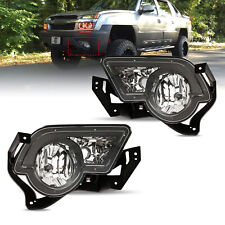 Fog Lights Fit For Chevy Avalanche 2002-2006 Wbody Cladding Brackets Pair Lhrh