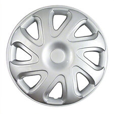 New Set Of 4 14 Inch Silver 8 Directional Spoke Aftermarket Wheel Covers