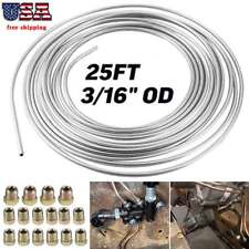 Copper Nickel Brake Line Tubing Kit 316 Od 25 Ft Coil Roll All Size Fittings Us