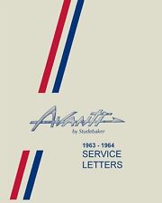 1963 1964 Studebaker Avanti Shop Service Repair Letters Bulletins Book Guide Oem