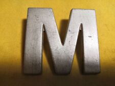 Vintage Letter M Ford Mustang  Emblem Logo Metal 2x 2 Original -f1-56