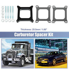 Carb Spacers 1 Tall Open Phenolic Carburetor Spacer Kit For Chevy For Ford