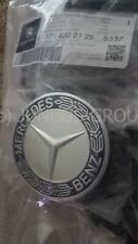 Oem Mercedes Benz Wheel Center Caps -new- 171-400-01-25-5337 Blue Laurel Wreath