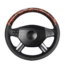 Wood Grain Steering Wheel Cover For Mercedes Benz R500 W164 Ml350 X164 Gl450