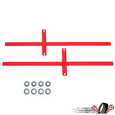 Subframe Connectors Control Arm Red Steel For Ford Mustang Cobras 1979-2004