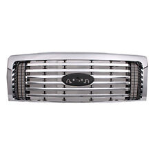 Brand New Replacement Grille For 2010 2011 2012 Ford F150 F-150 - 6 Bar Chrome