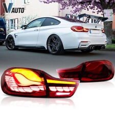 Vland Oled Dynamic Red Lens Tail Lights For Bmw F32 F33 F36 F82 F83 2014-2020