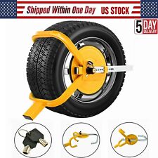 Wheel Lock Clamp Boot Tire Claw Trailer Auto Car Truck Anti-theft Towing Boot